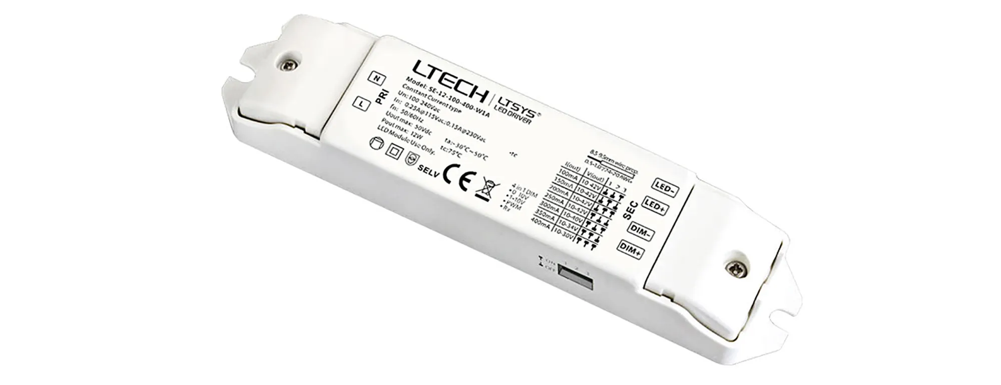 1-10V Constant Current Drivers LTECH Multi Function Driver